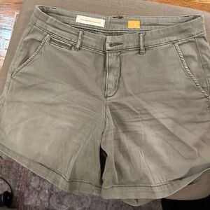 Anthropologie green shorts